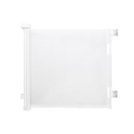 Retractable Safety Gate White 110 cm – Baby Gate with Premium Mesh