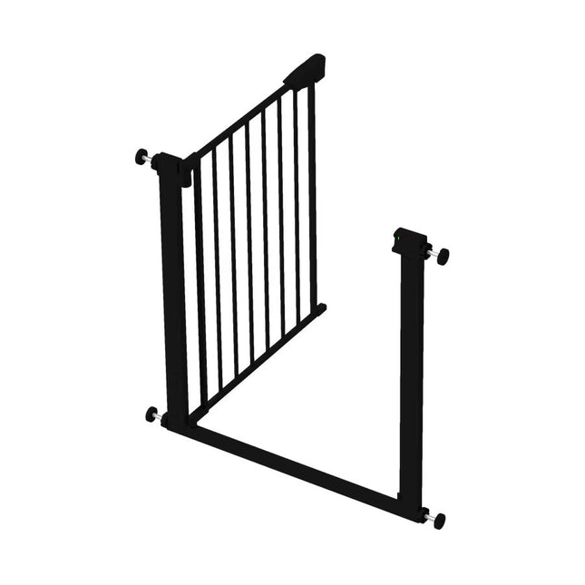 Simanti Metal Safety Gate Black – No Drilling – Pressure Mounted – 76 to 91 cm