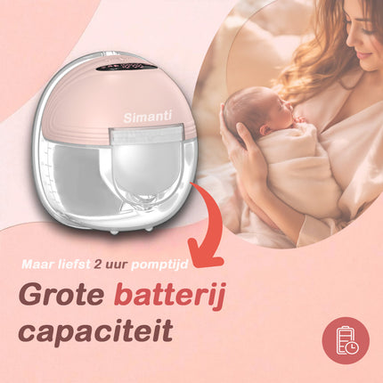 Elektrische Borstkolf 2 stuks  - BPA vrij